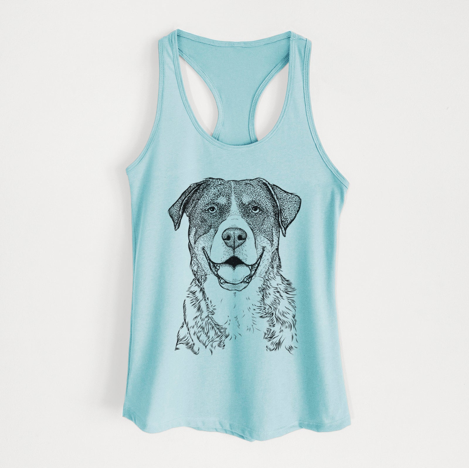 Leon the Greater Swiss Mountain Dog - Women's Racerback Tanktop