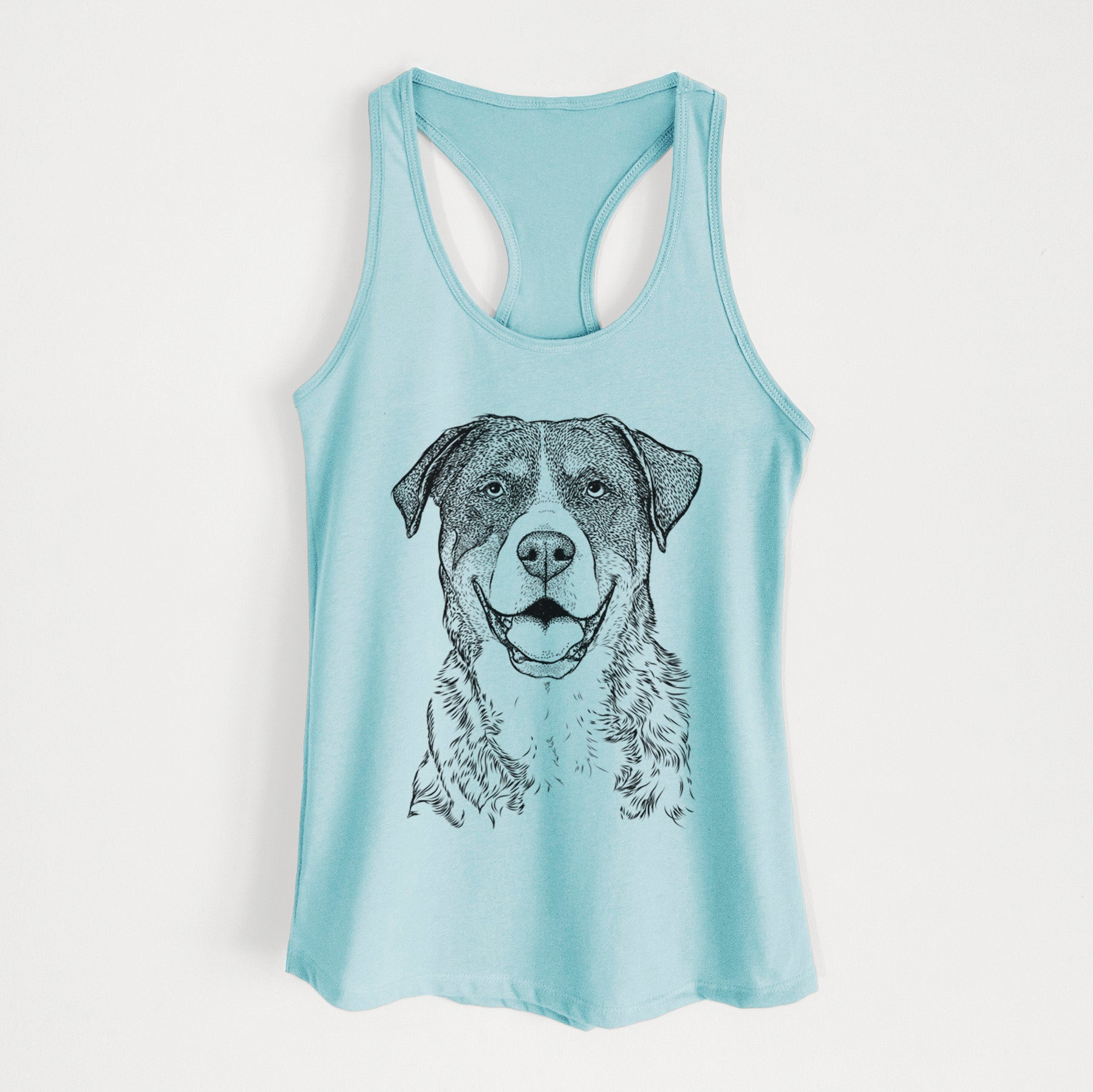 Leon the Greater Swiss Mountain Dog - Women's Racerback Tanktop