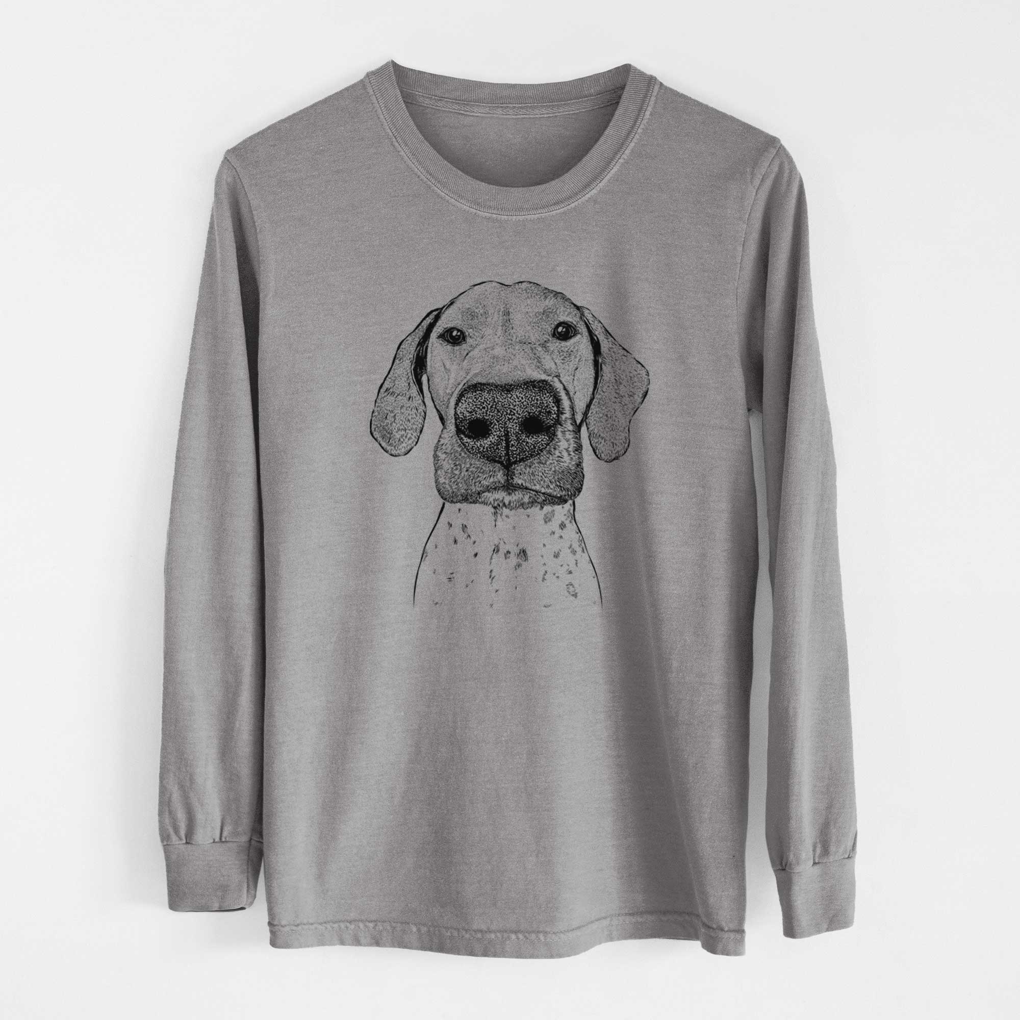 Bare Leroy the German Shorthaired Pointer - Heavyweight 100% Cotton Long Sleeve