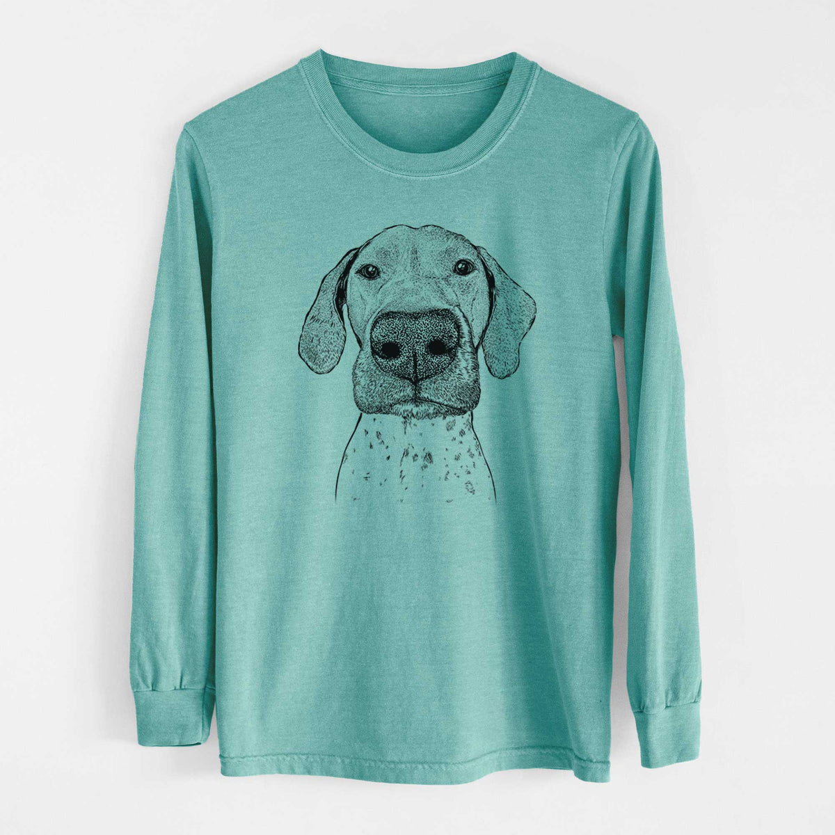 Bare Leroy the German Shorthaired Pointer - Heavyweight 100% Cotton Long Sleeve