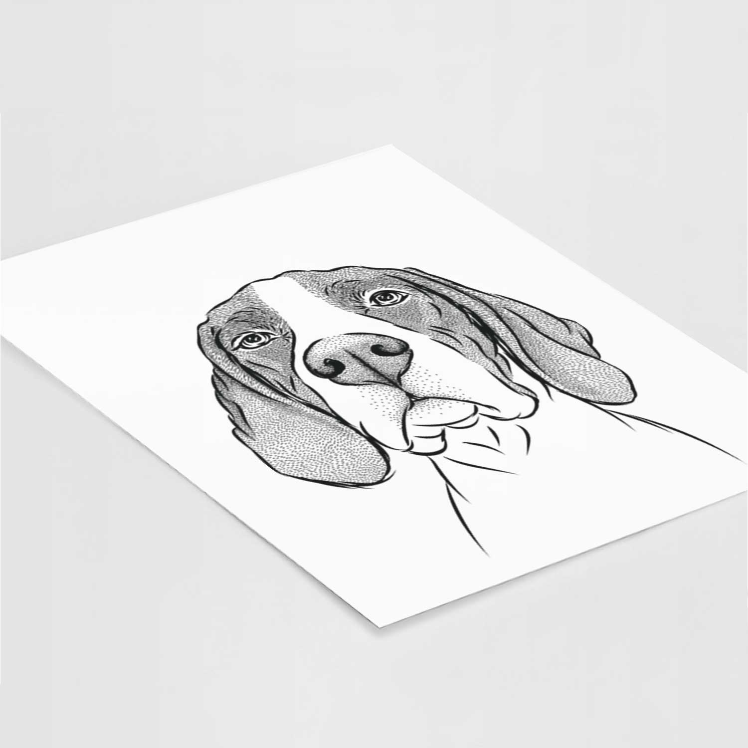 Liam the English Pointer Art Print