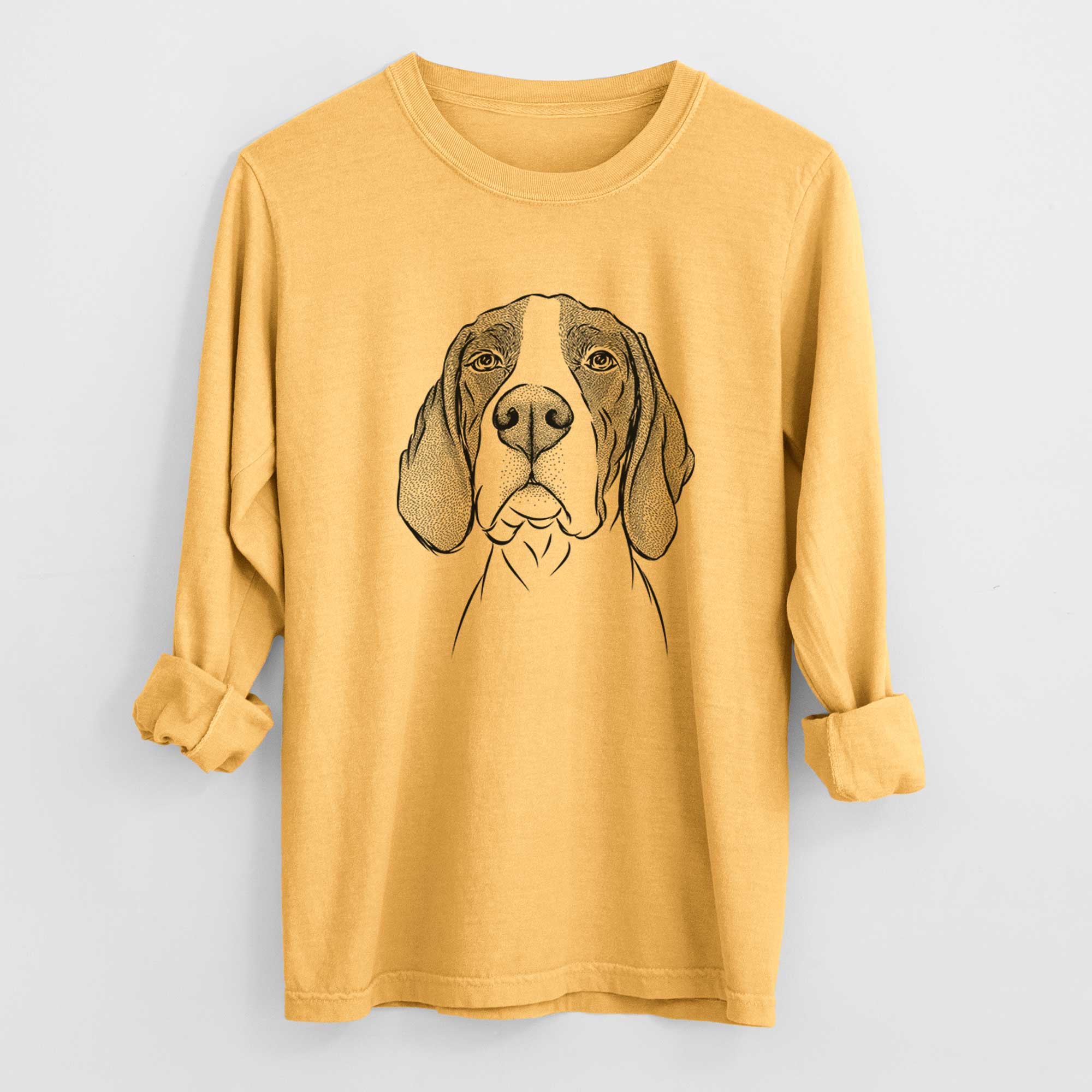 Bare Liam the English Pointer - Heavyweight 100% Cotton Long Sleeve