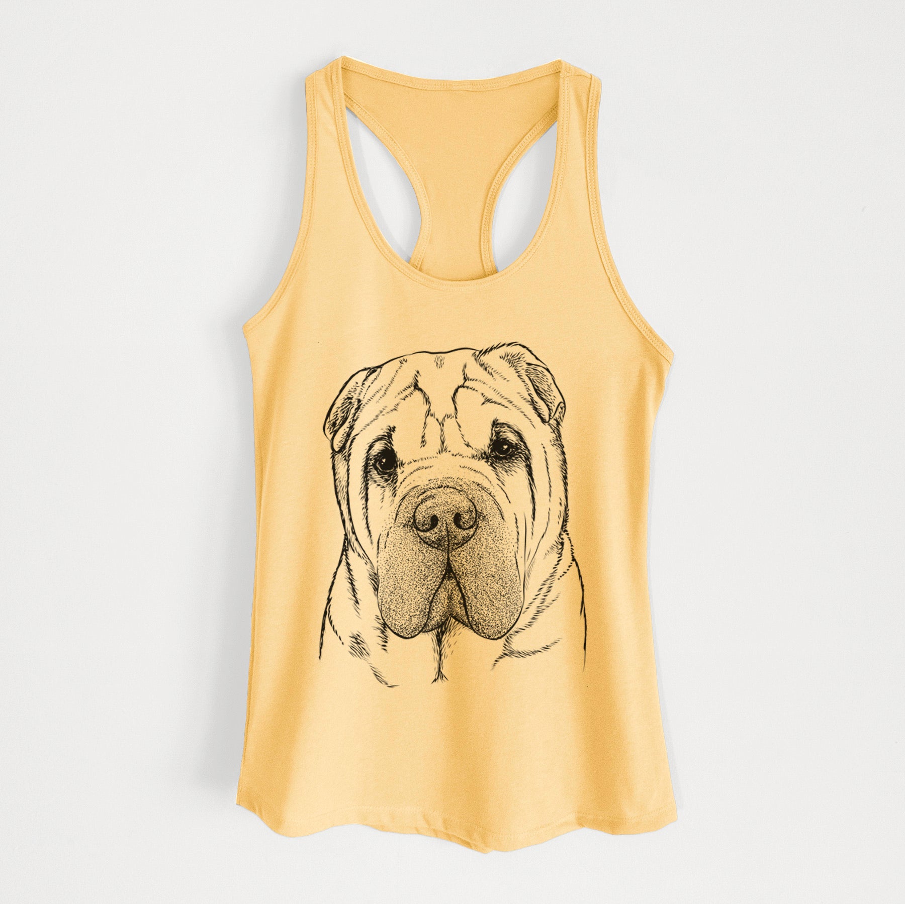 Lilly the Shar Pei - Women's Racerback Tanktop