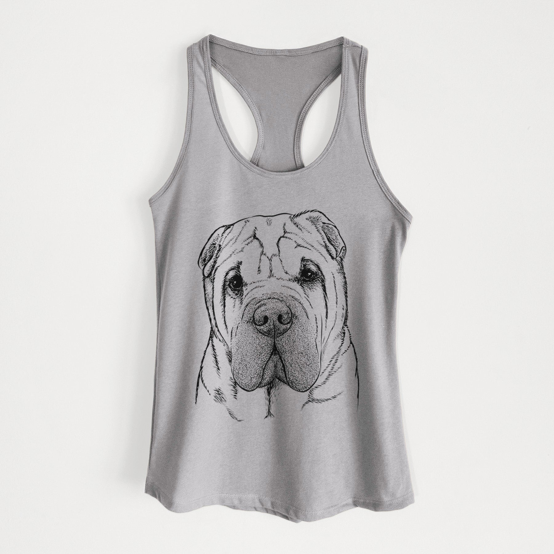 Lilly the Shar Pei - Women's Racerback Tanktop
