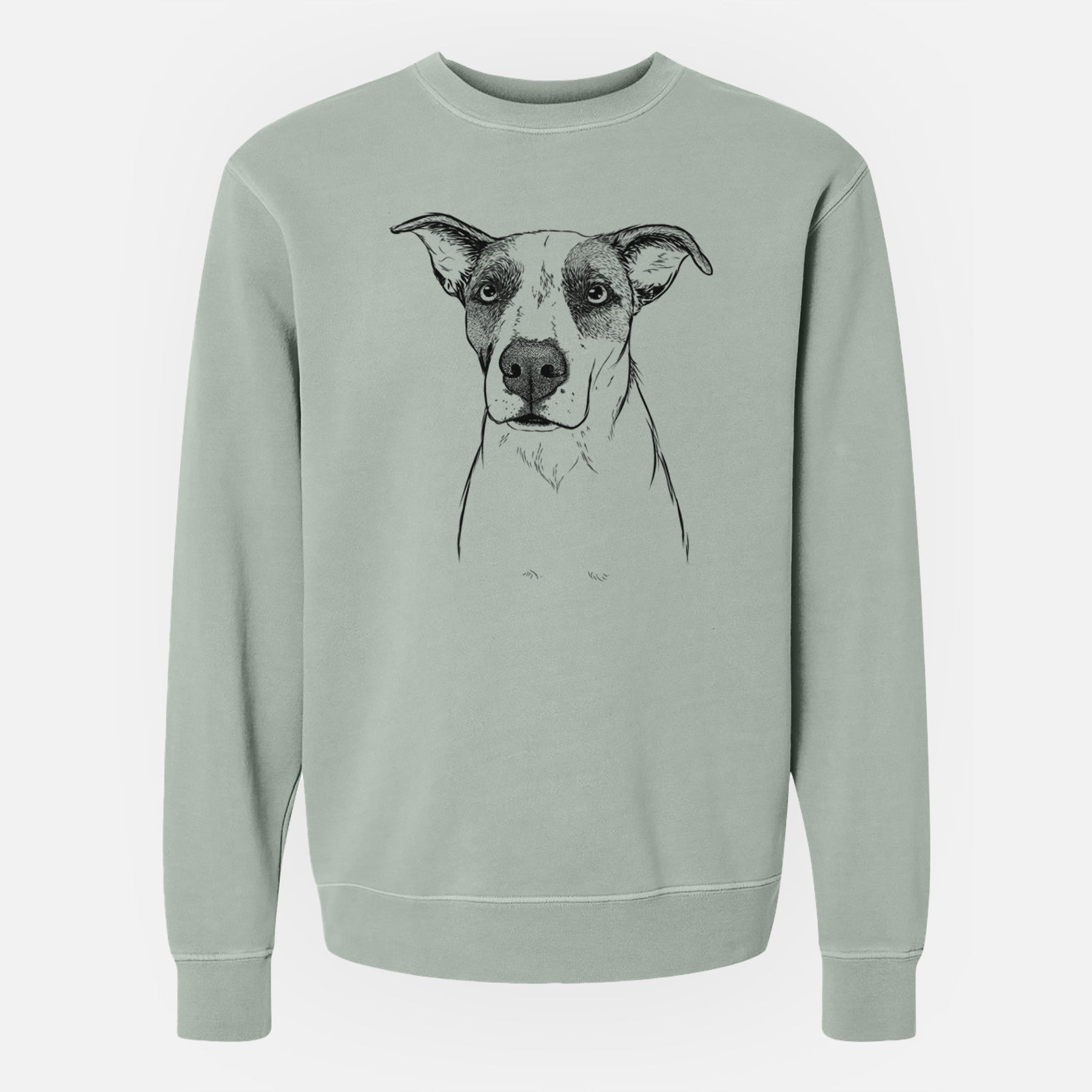Bare Lily the Mixed Breed - Unisex Pigment Dyed Crew Sweatshirt