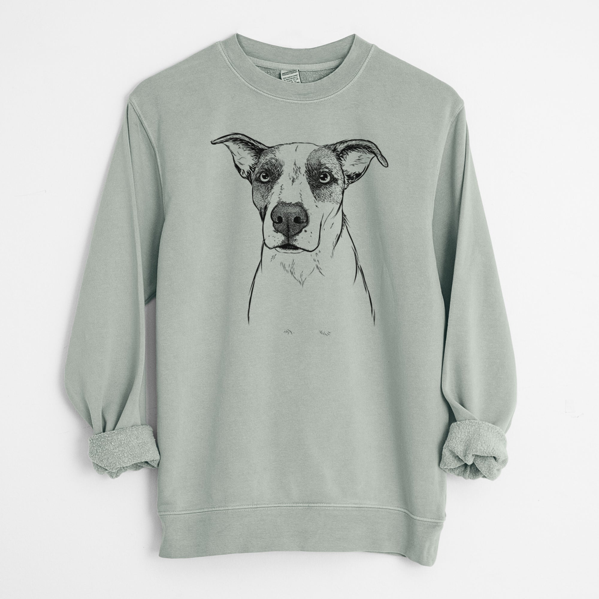 Bare Lily the Mixed Breed - Unisex Pigment Dyed Crew Sweatshirt