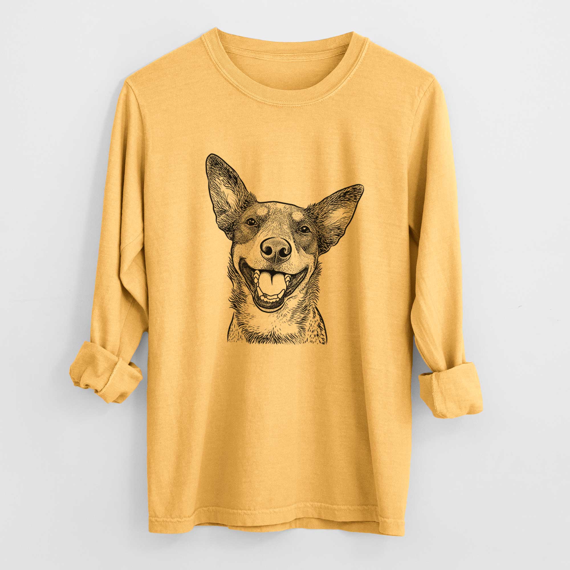 Bare Lily the Australian Cattle Dog - Heavyweight 100% Cotton Long Sleeve