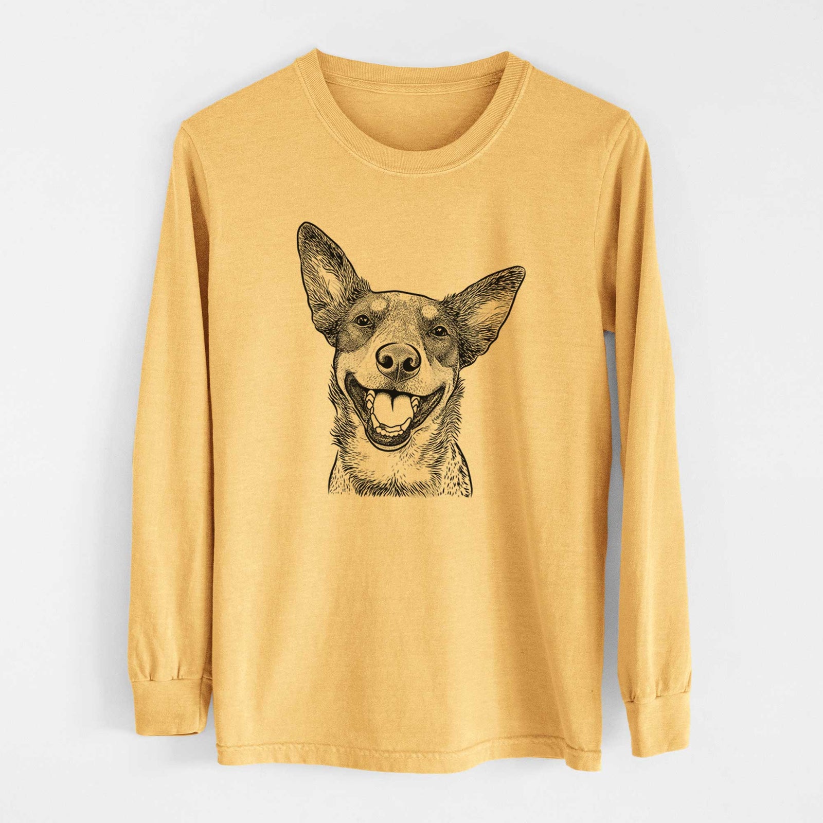 Bare Lily the Australian Cattle Dog - Heavyweight 100% Cotton Long Sleeve