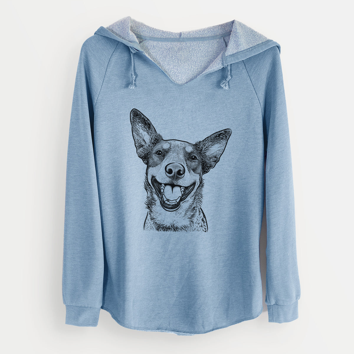 Bare Lily the Australian Cattle Dog - Cali Wave Hooded Sweatshirt
