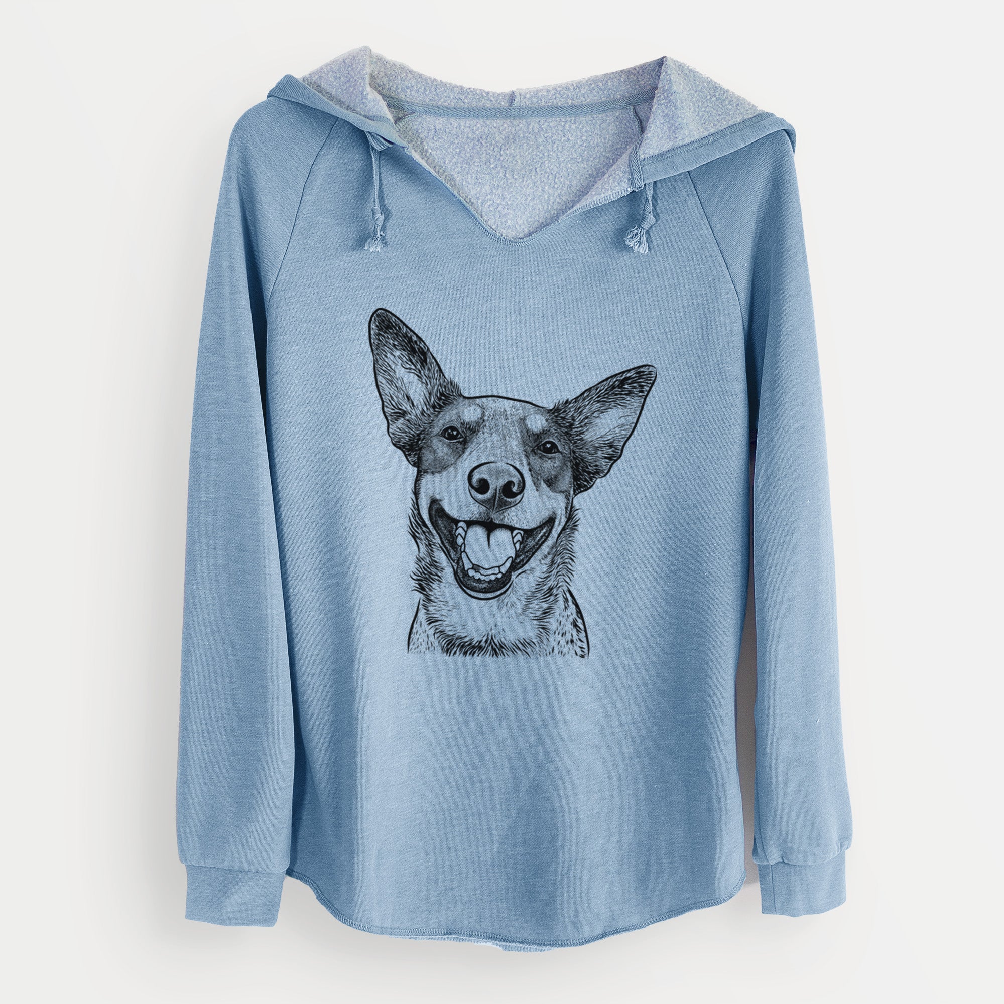 Bare Lily the Australian Cattle Dog - Cali Wave Hooded Sweatshirt