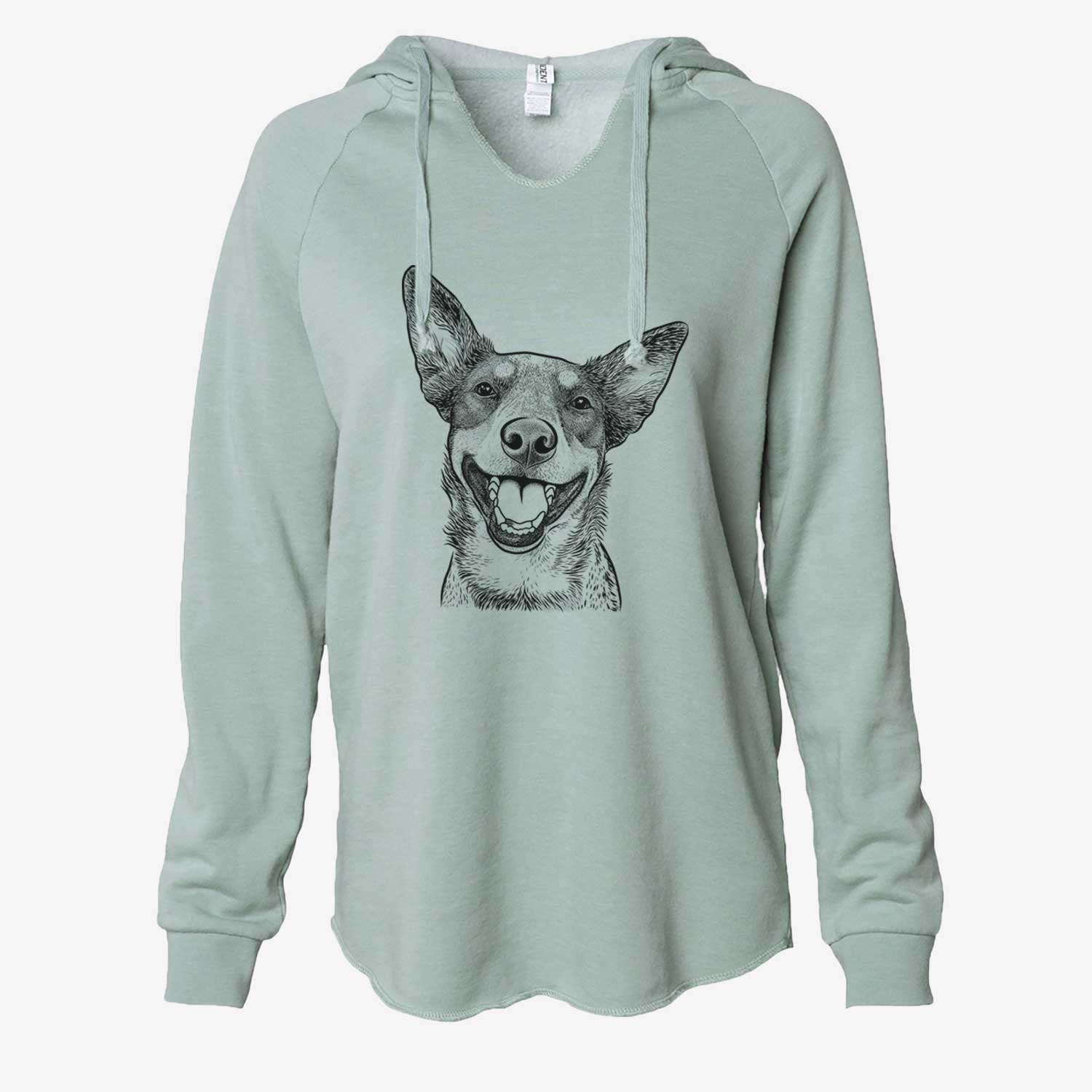 Lily the Australian Cattle Dog - Cali Wave Hooded Sweatshirt