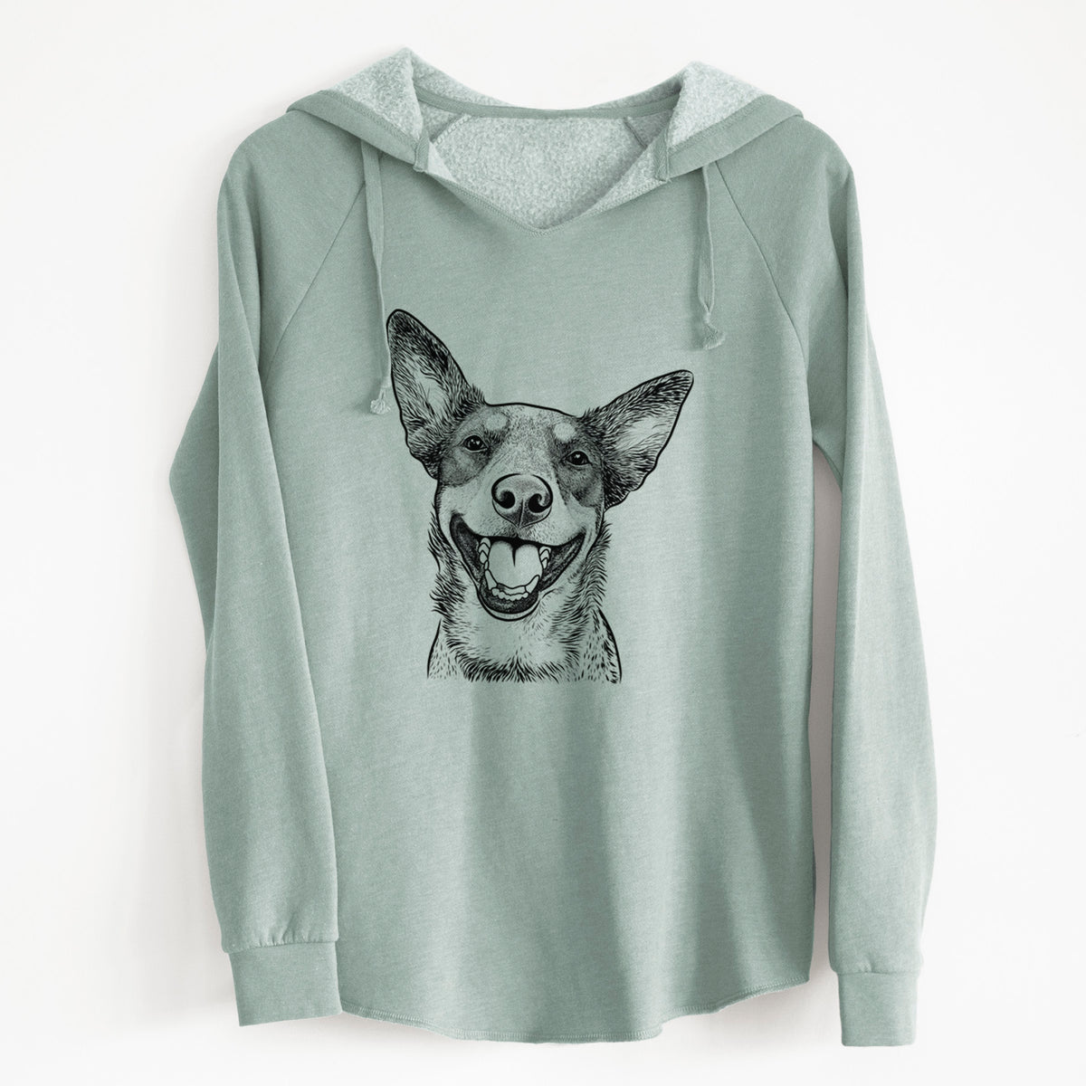 Bare Lily the Australian Cattle Dog - Cali Wave Hooded Sweatshirt