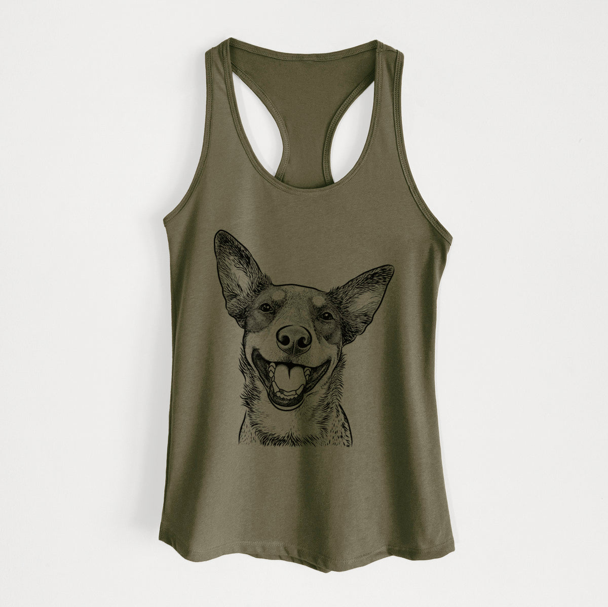 Lily the Australian Cattle Dog - Women's Racerback Tanktop