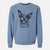 Bare Lily the Australian Cattle Dog - Unisex Pigment Dyed Crew Sweatshirt