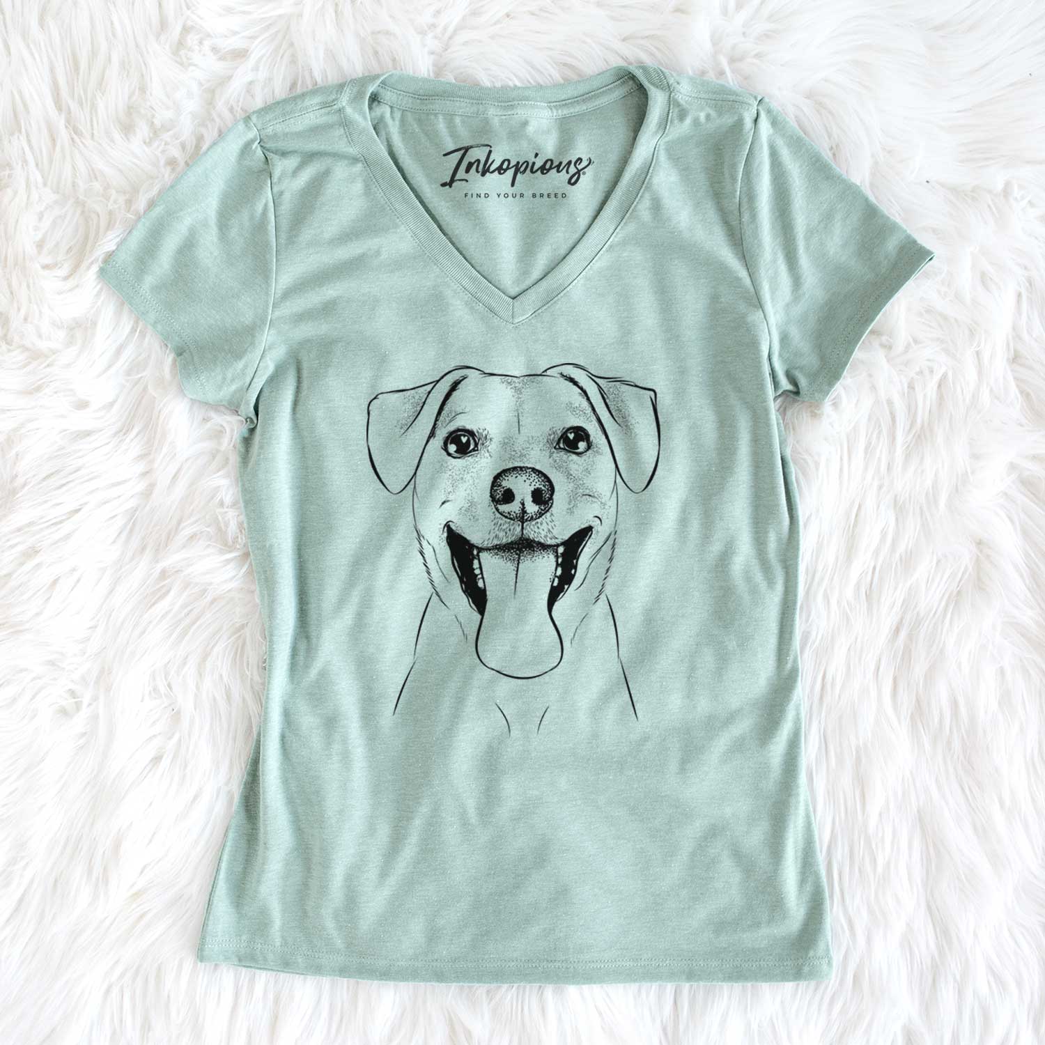 Bare Lily Estelle the Mixed Breed - Women's V-neck Shirt