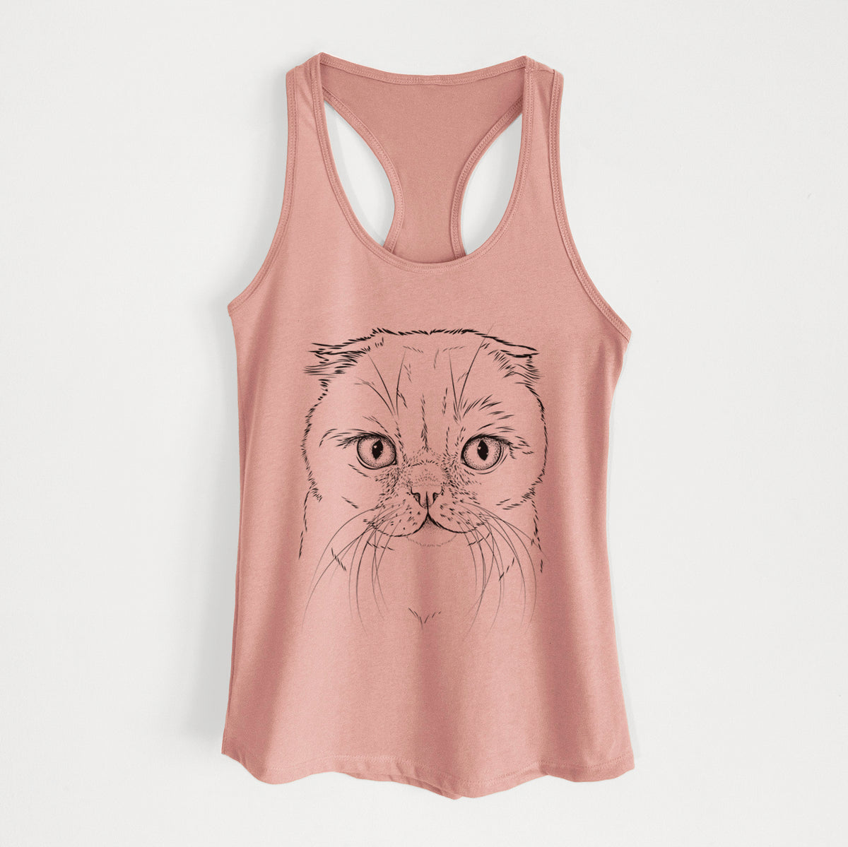 Lina the Exotic Fold Cat - Women's Racerback Tanktop