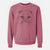 Bare Lina the Exotic Fold Cat - Unisex Pigment Dyed Crew Sweatshirt