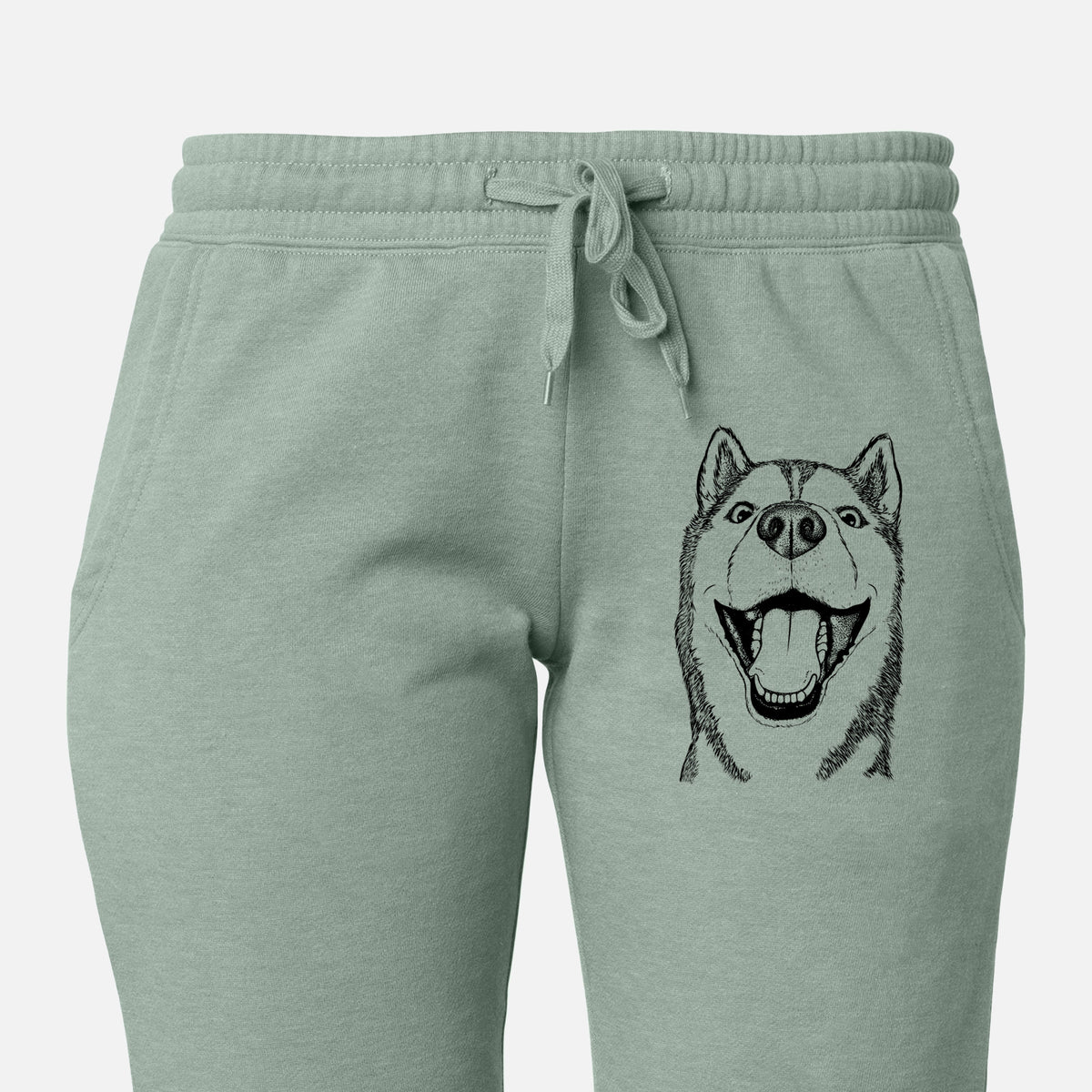 Little Country the Siberian Husky - Women&#39;s Cali Wave Joggers