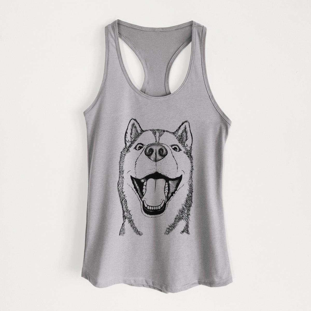 Little Country the Siberian Husky - Women&#39;s Racerback Tanktop