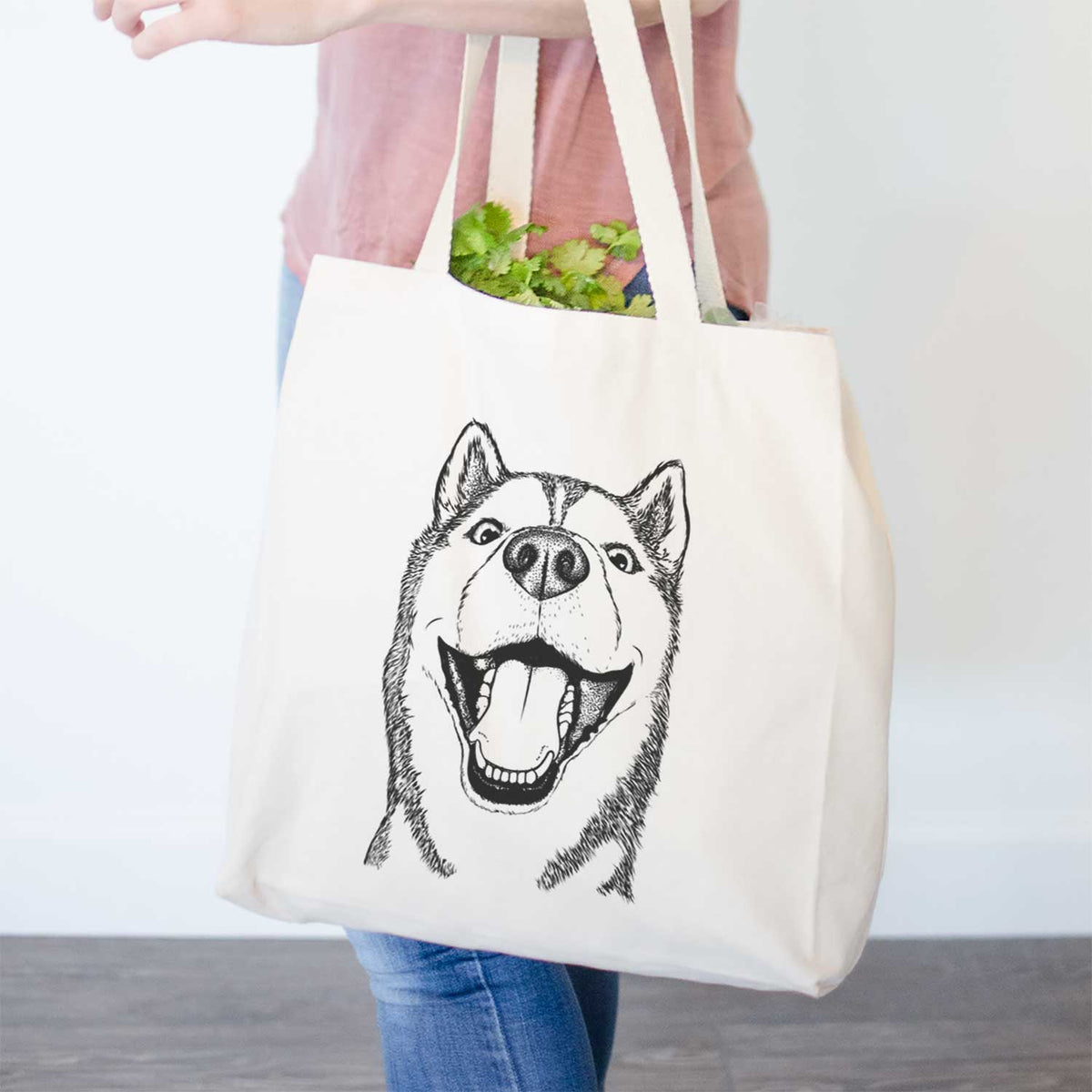 Little Country the Siberian Husky - Tote Bag