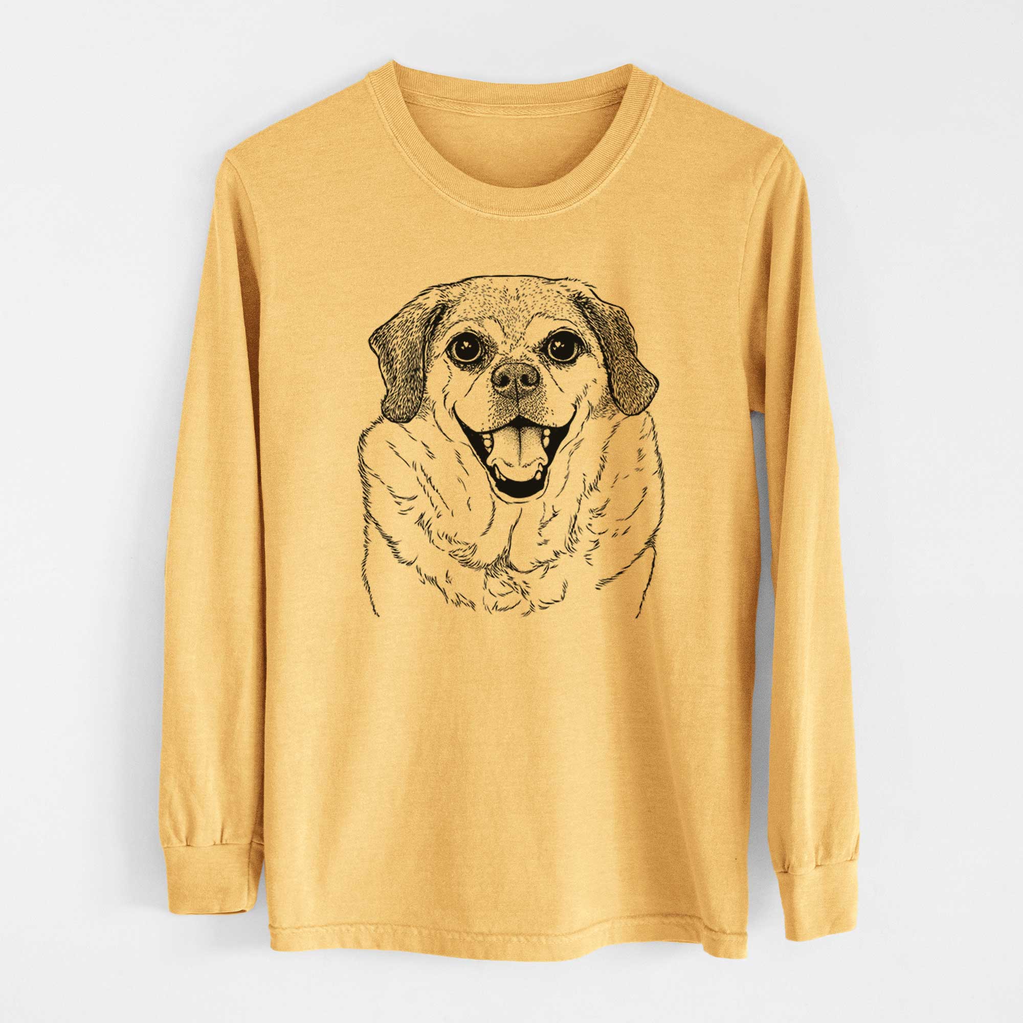 Bare Little Man the Puggle - Heavyweight 100% Cotton Long Sleeve