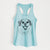 Little Man the Puggle - Women's Racerback Tanktop