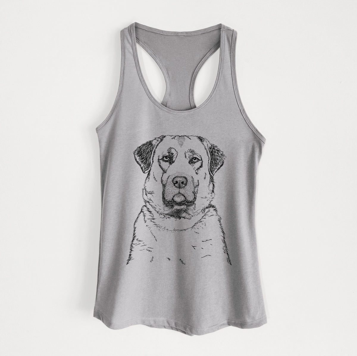 Loca the Anatolian Shepherd - Women&#39;s Racerback Tanktop