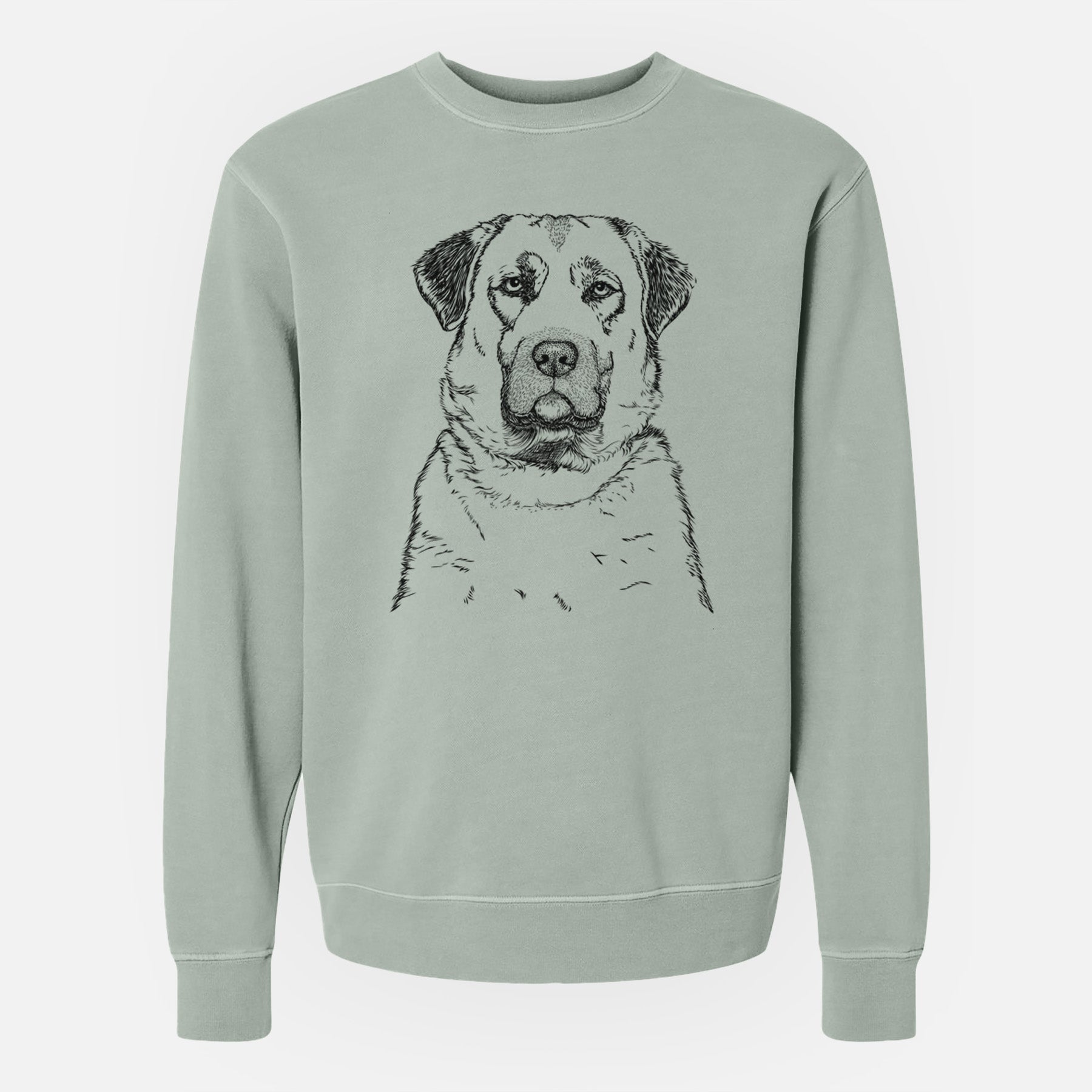 Bare Loca the Anatolian Shepherd - Unisex Pigment Dyed Crew Sweatshirt