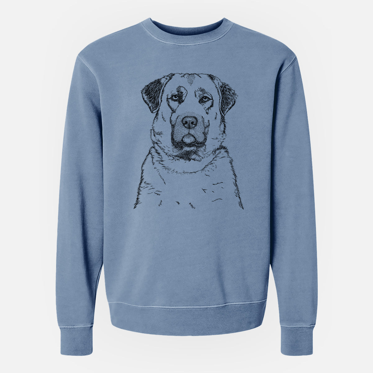 Bare Loca the Anatolian Shepherd - Unisex Pigment Dyed Crew Sweatshirt