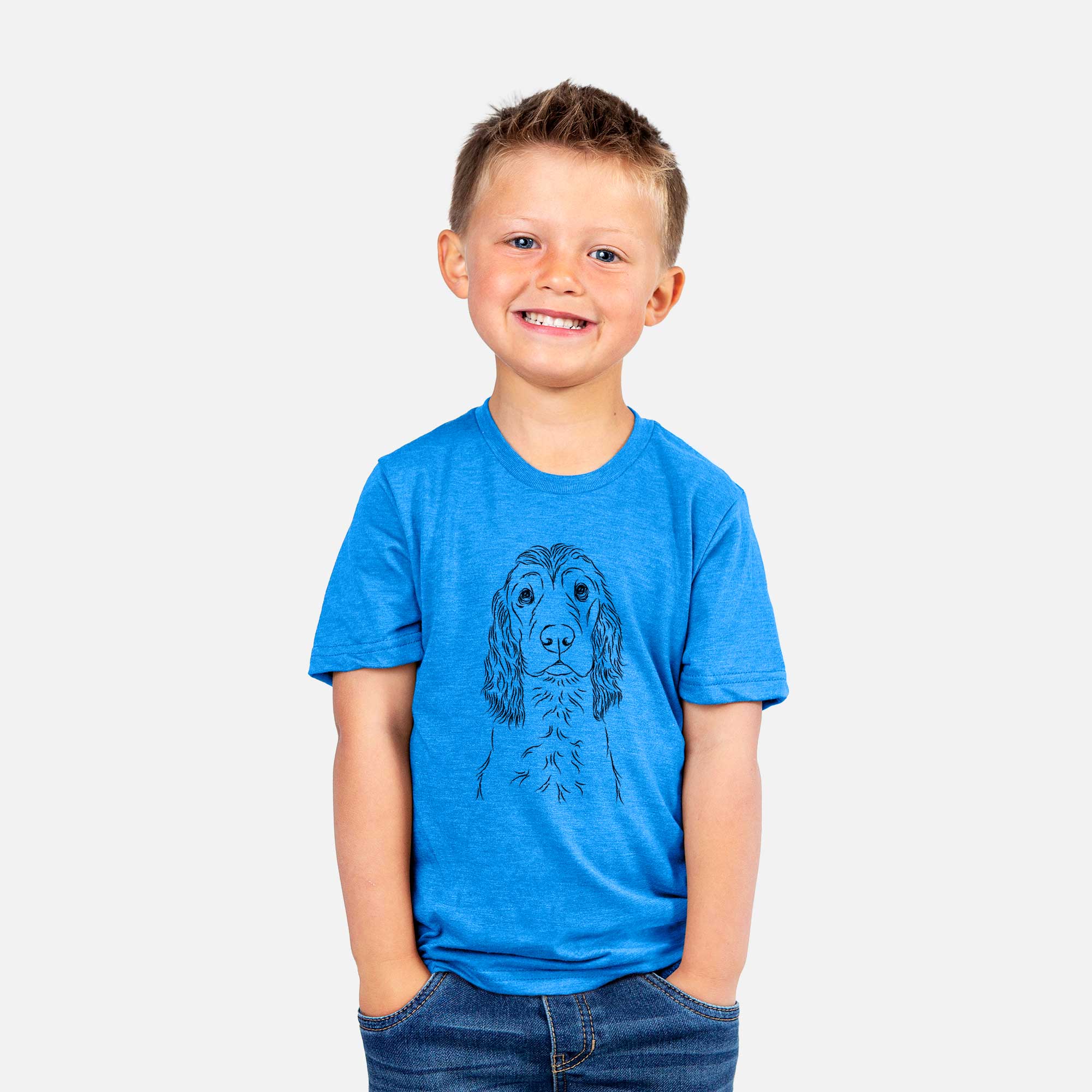 Bare Logan the Cocker Spaniel - Kids/Youth/Toddler Shirt