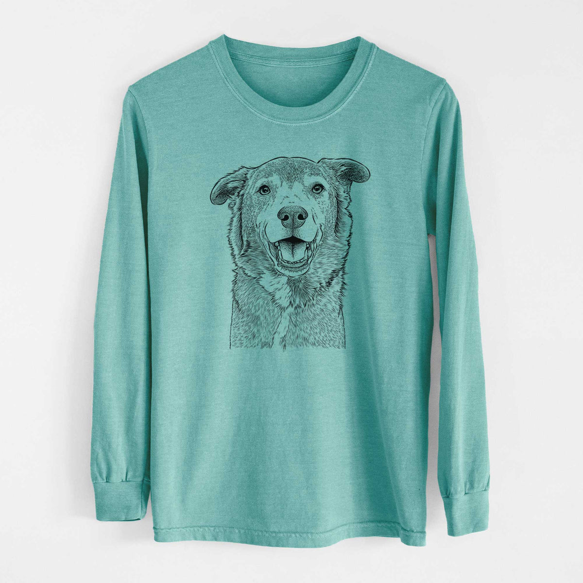 Bare Logan the Rescue Mutt - Heavyweight 100% Cotton Long Sleeve