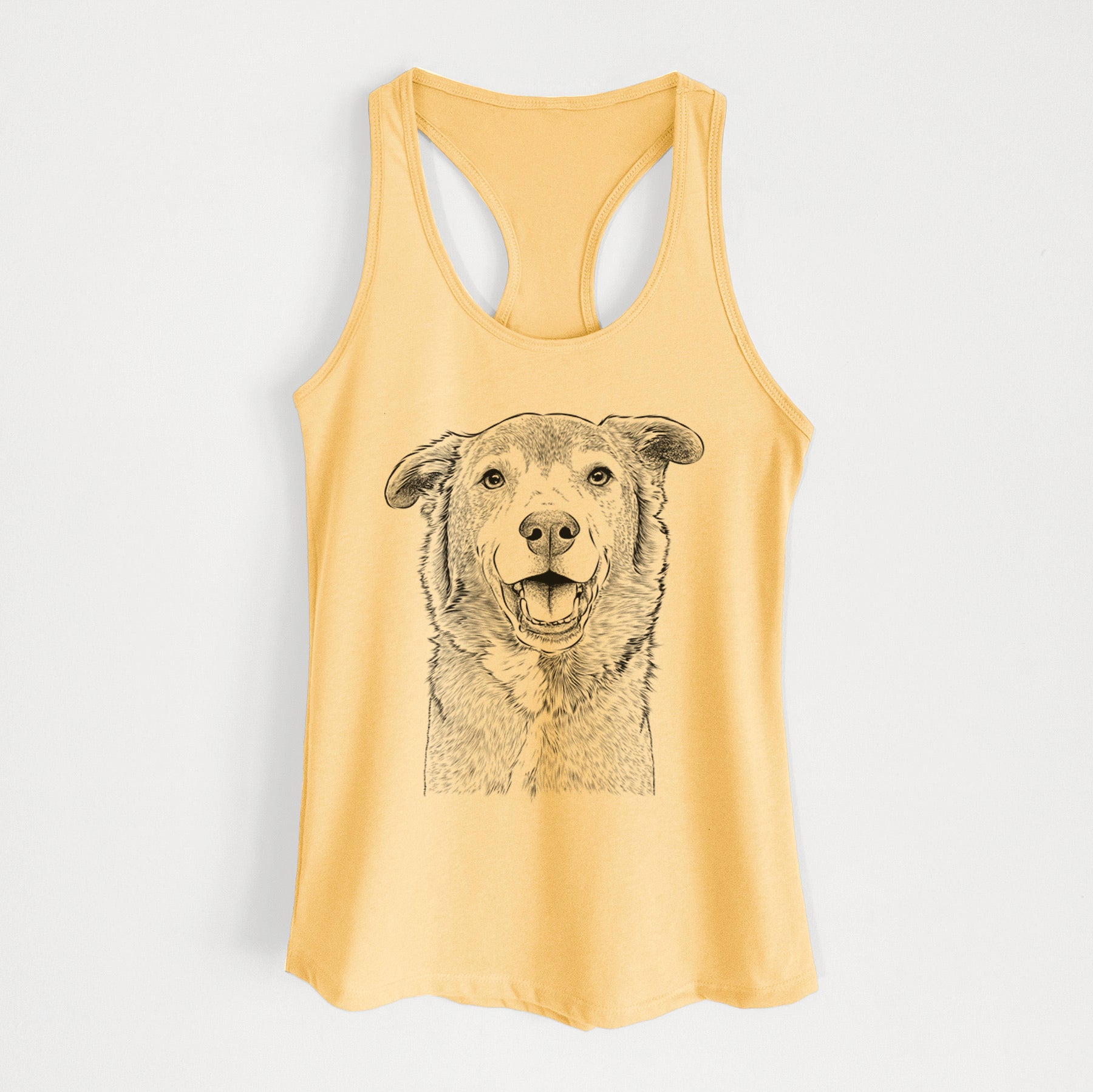 Logan the Rescue Mutt - Women's Racerback Tanktop