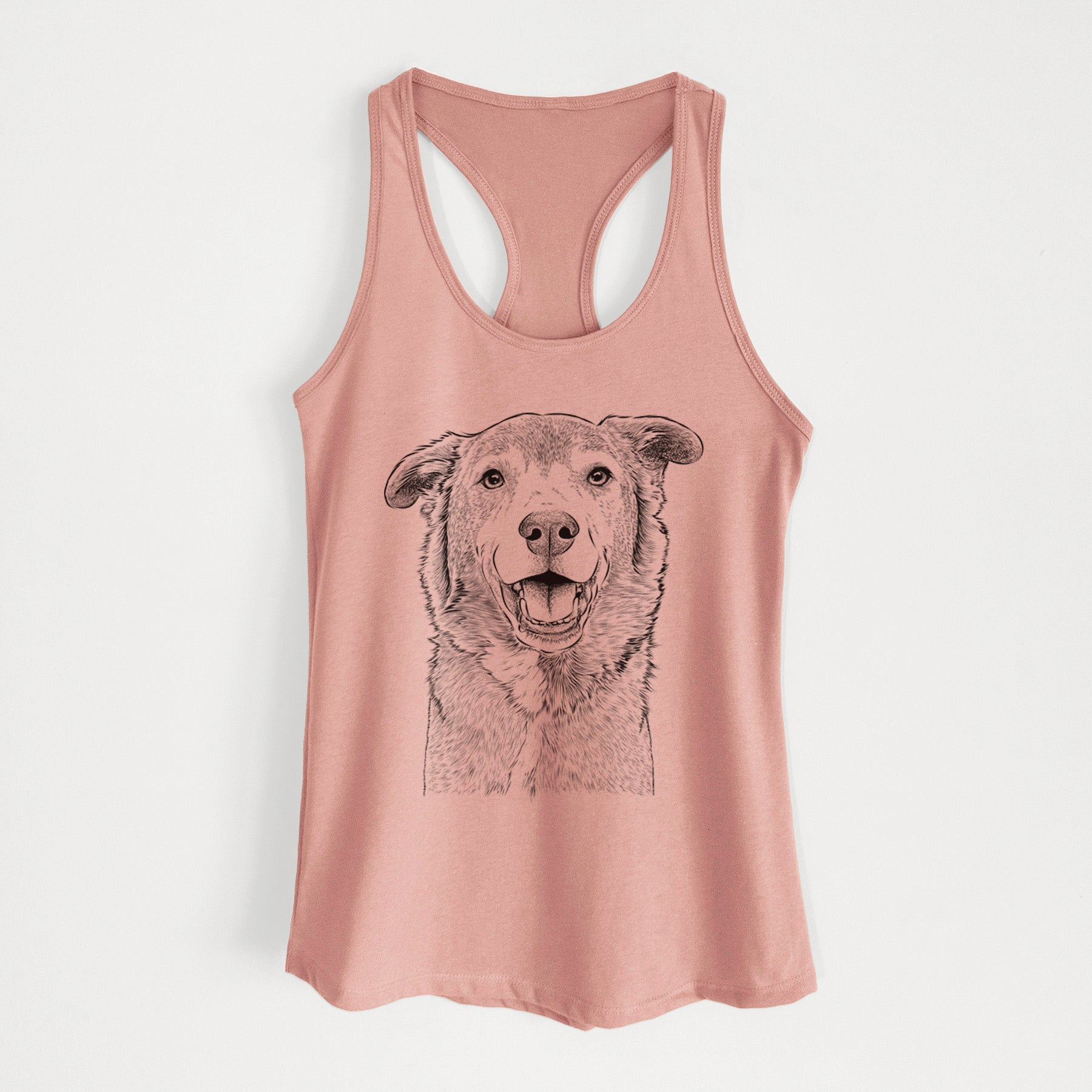 Logan the Rescue Mutt - Women's Racerback Tanktop