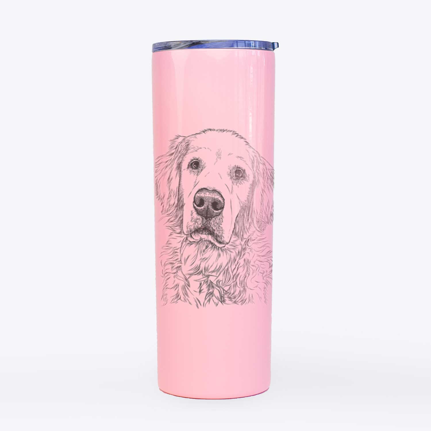 Loganator the Golden Retriever - 20oz Skinny Tumbler