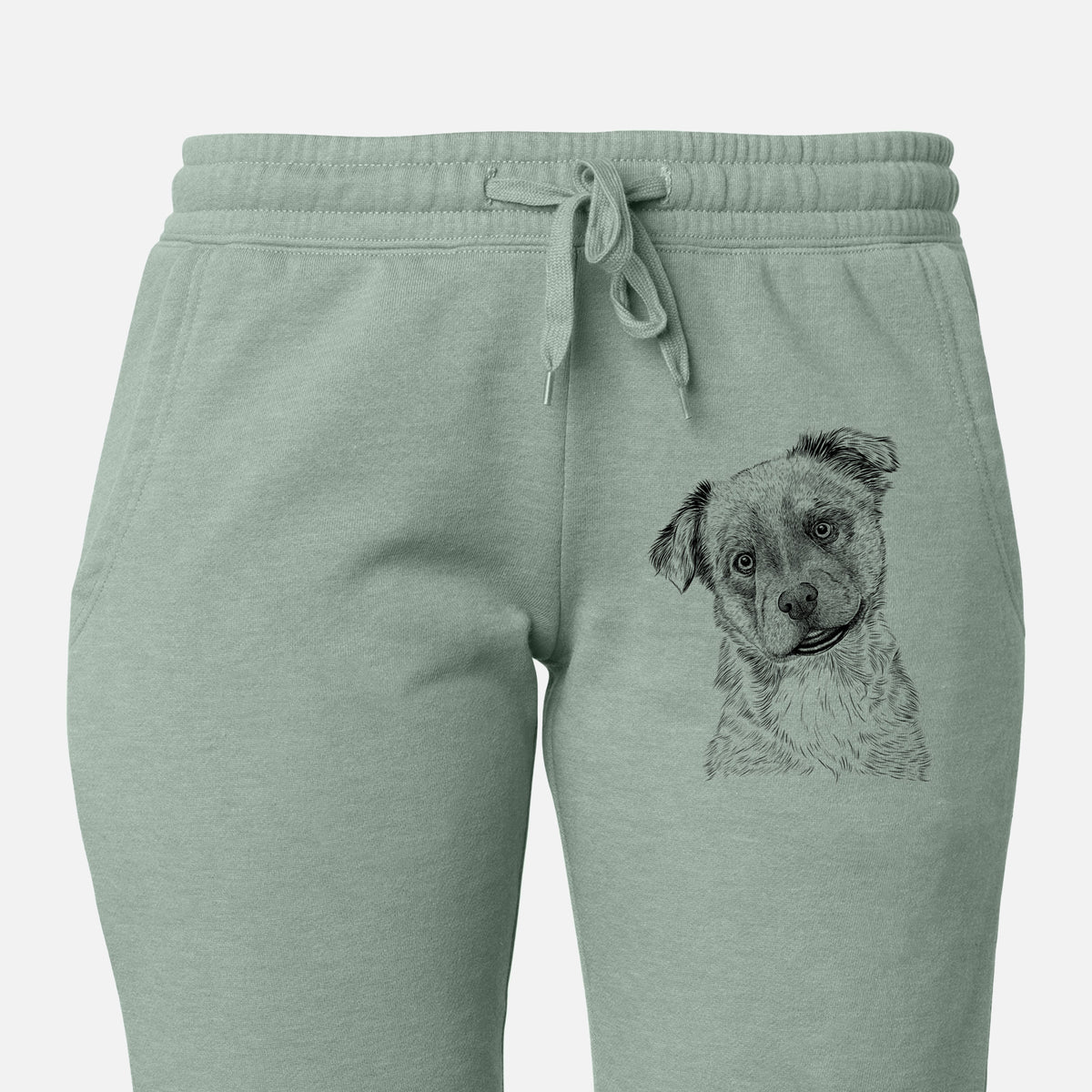 Loki Bear the Australian Cattle Dog Mix - Women&#39;s Cali Wave Joggers