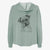 Loki Bear the Australian Cattle Dog Mix - Women's Cali Wave Zip-Up Sweatshirt