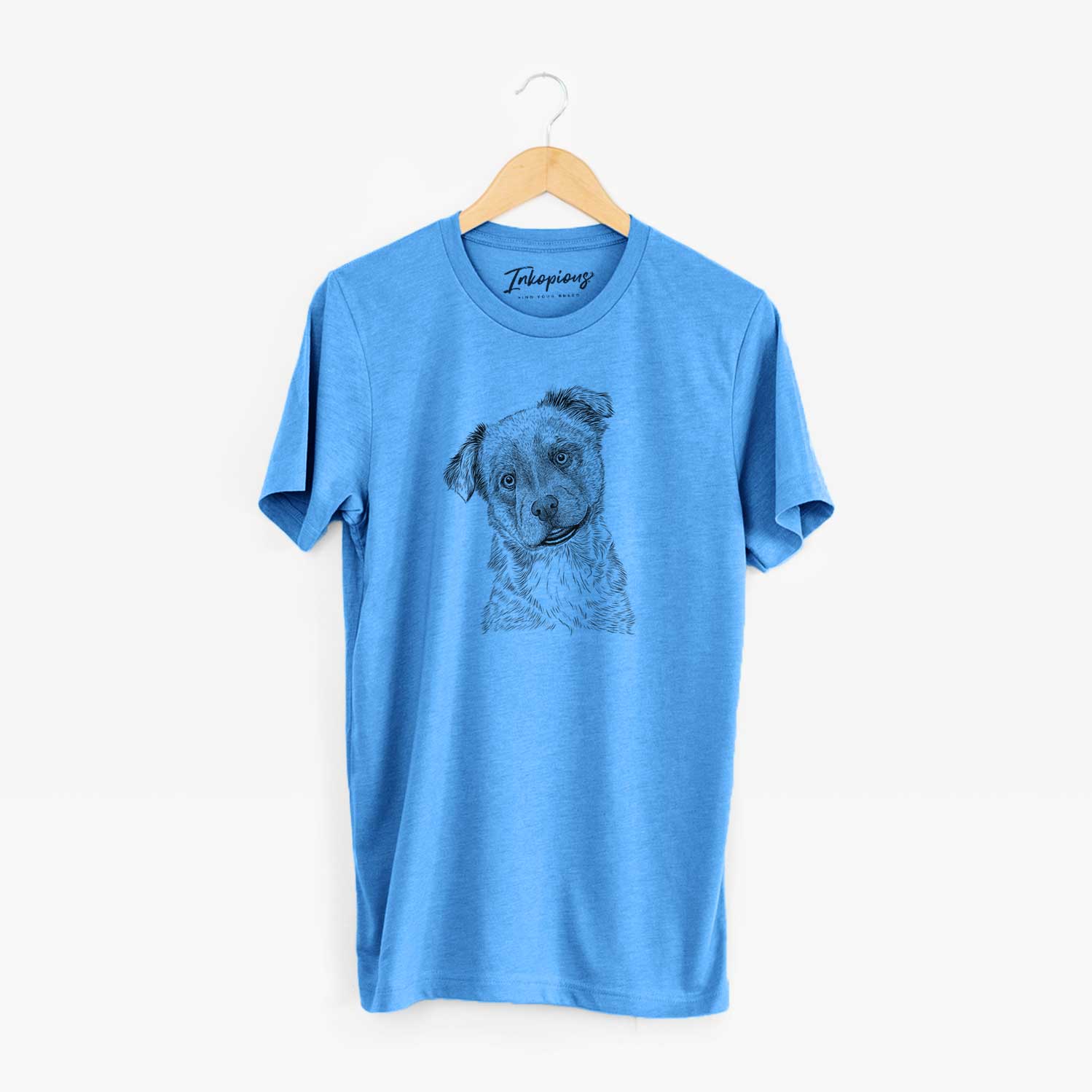 Bare Loki Bear the Australian Cattle Dog Mix - Unisex Crewneck