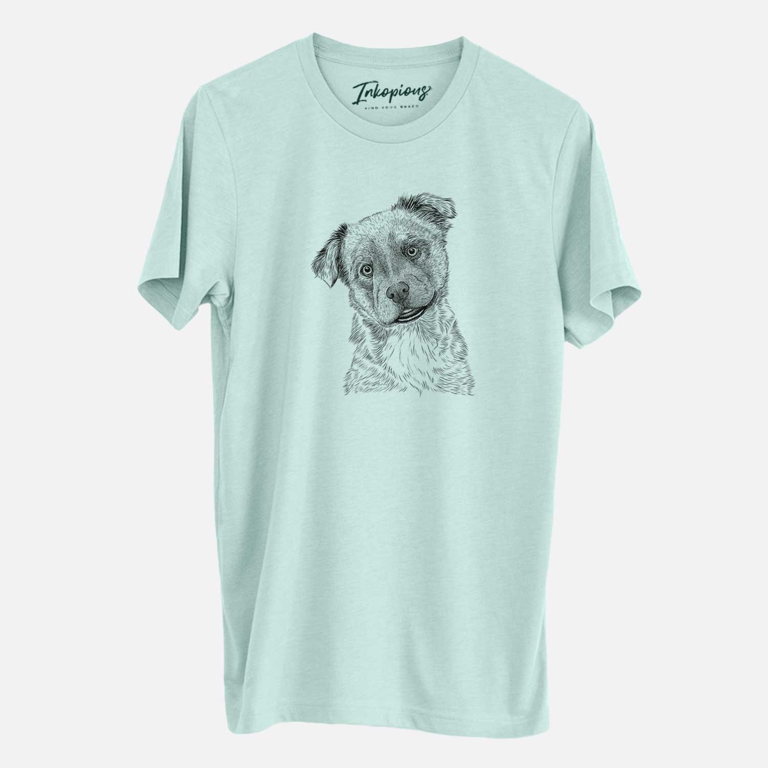 Bare Loki Bear the Australian Cattle Dog Mix - Unisex Crewneck