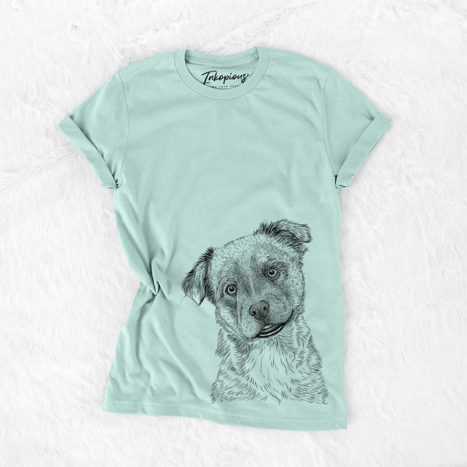 Bare Loki Bear the Australian Cattle Dog Mix - Unisex Crewneck