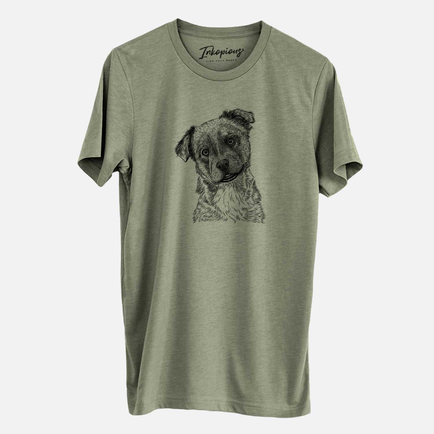 Bare Loki Bear the Australian Cattle Dog Mix - Unisex Crewneck