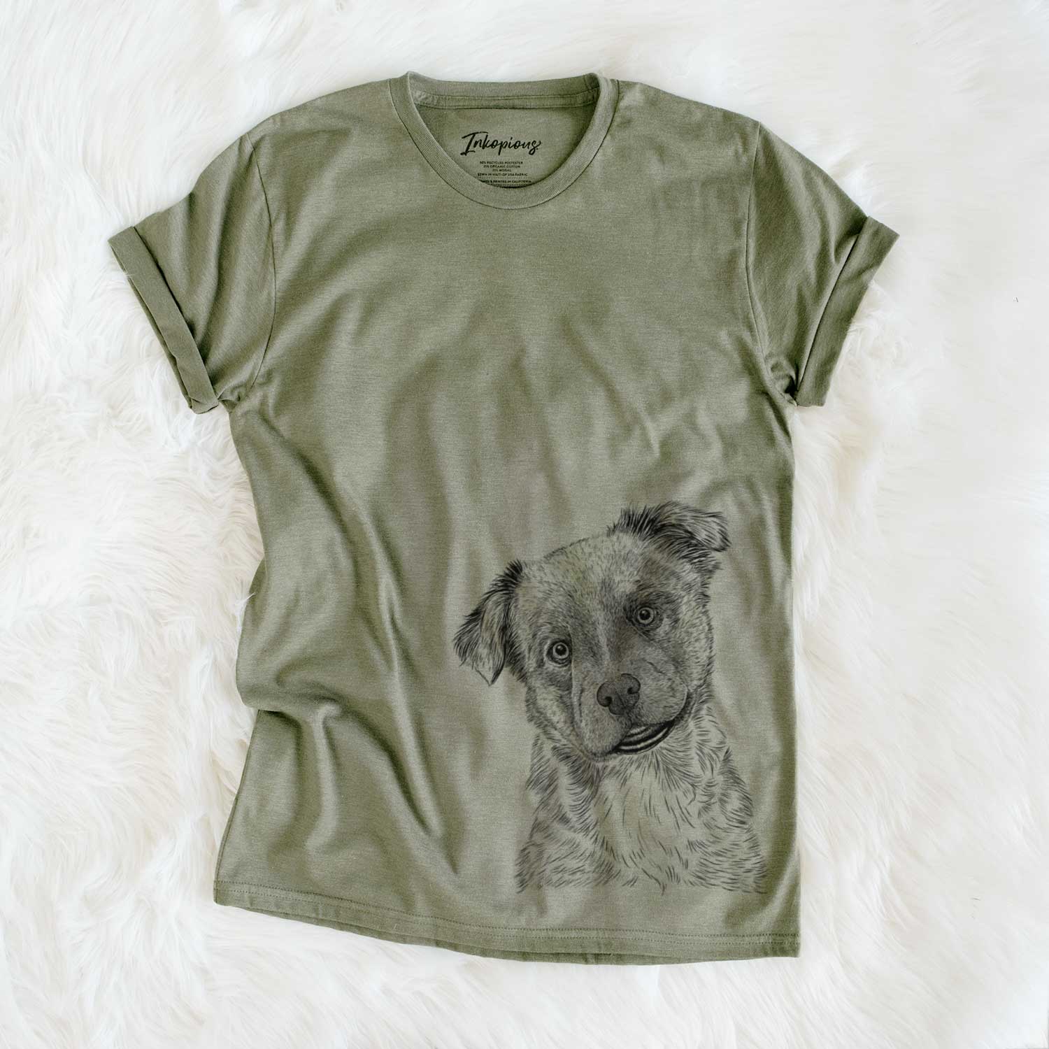 Bare Loki Bear the Australian Cattle Dog Mix - Unisex Crewneck