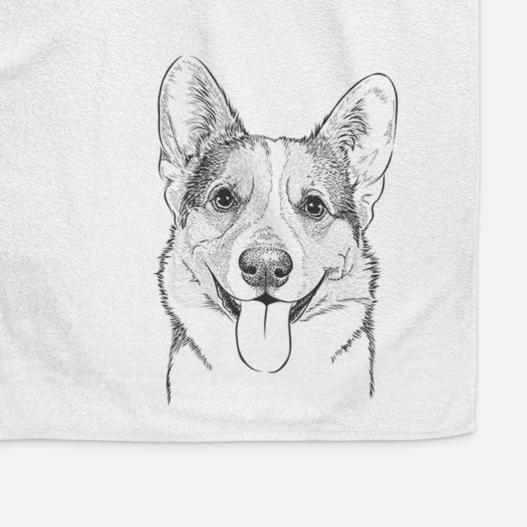 Loki the Corgi Decorative Hand Towel