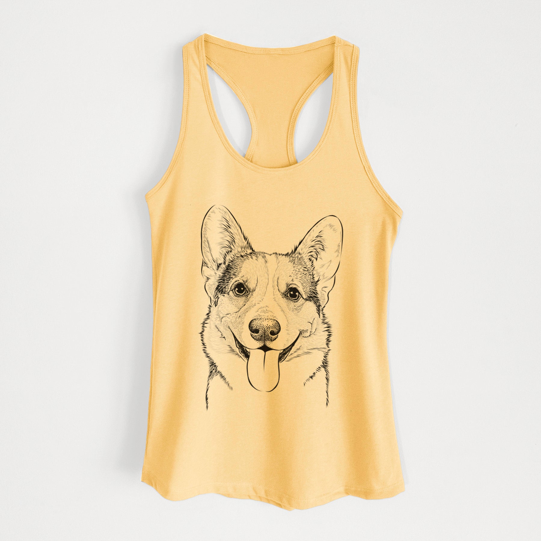 Loki the Corgi - Women's Racerback Tanktop