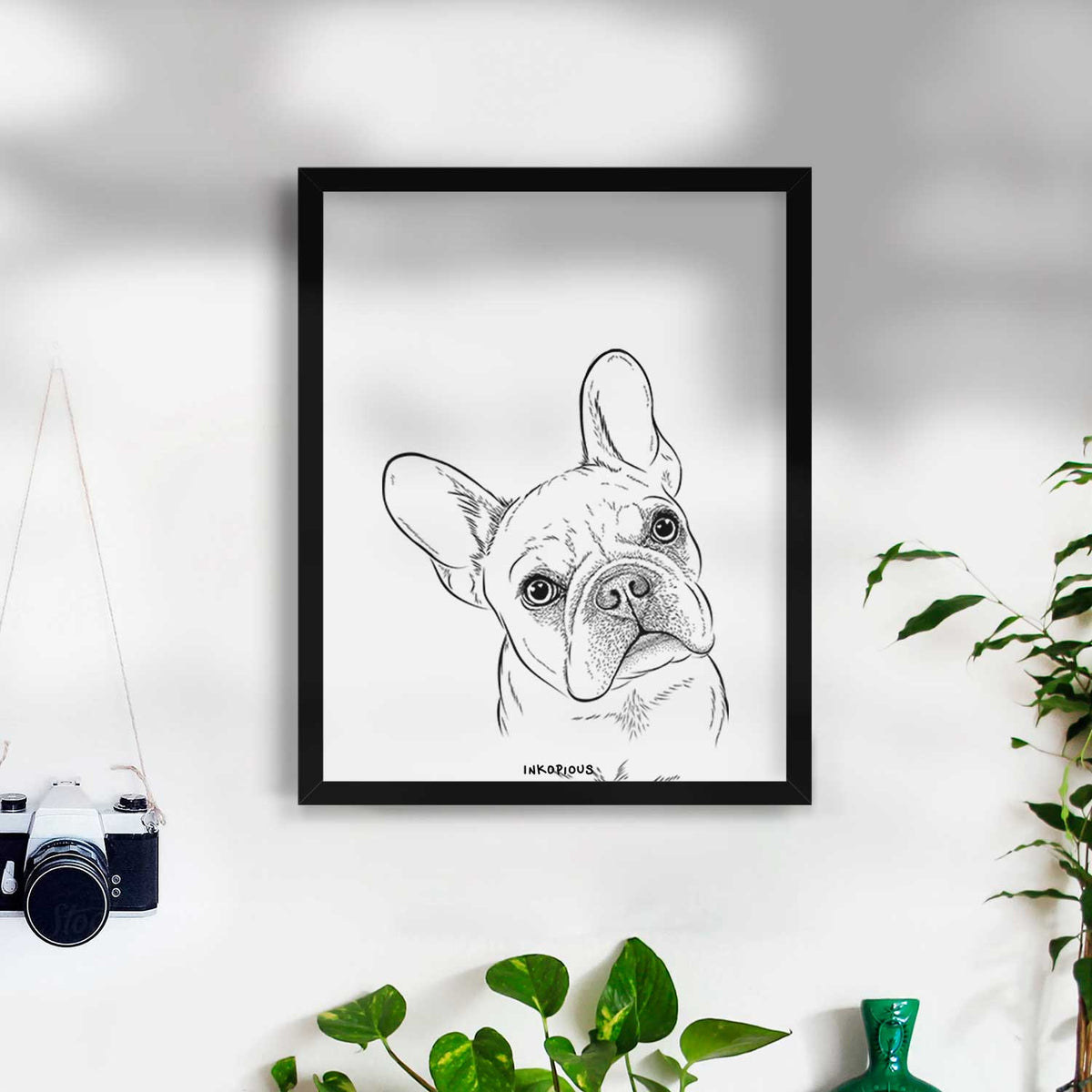 Loki the French Bulldog Art Print