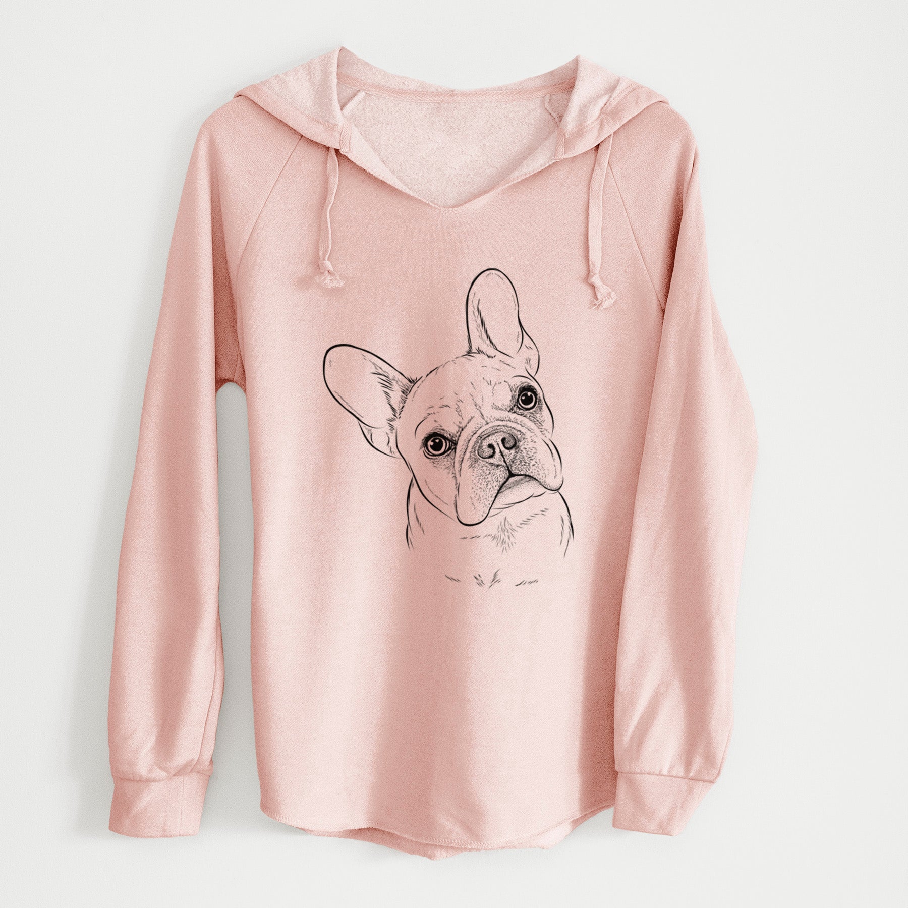 Bare Loki the French Bulldog - Cali Wave Hooded Sweatshirt