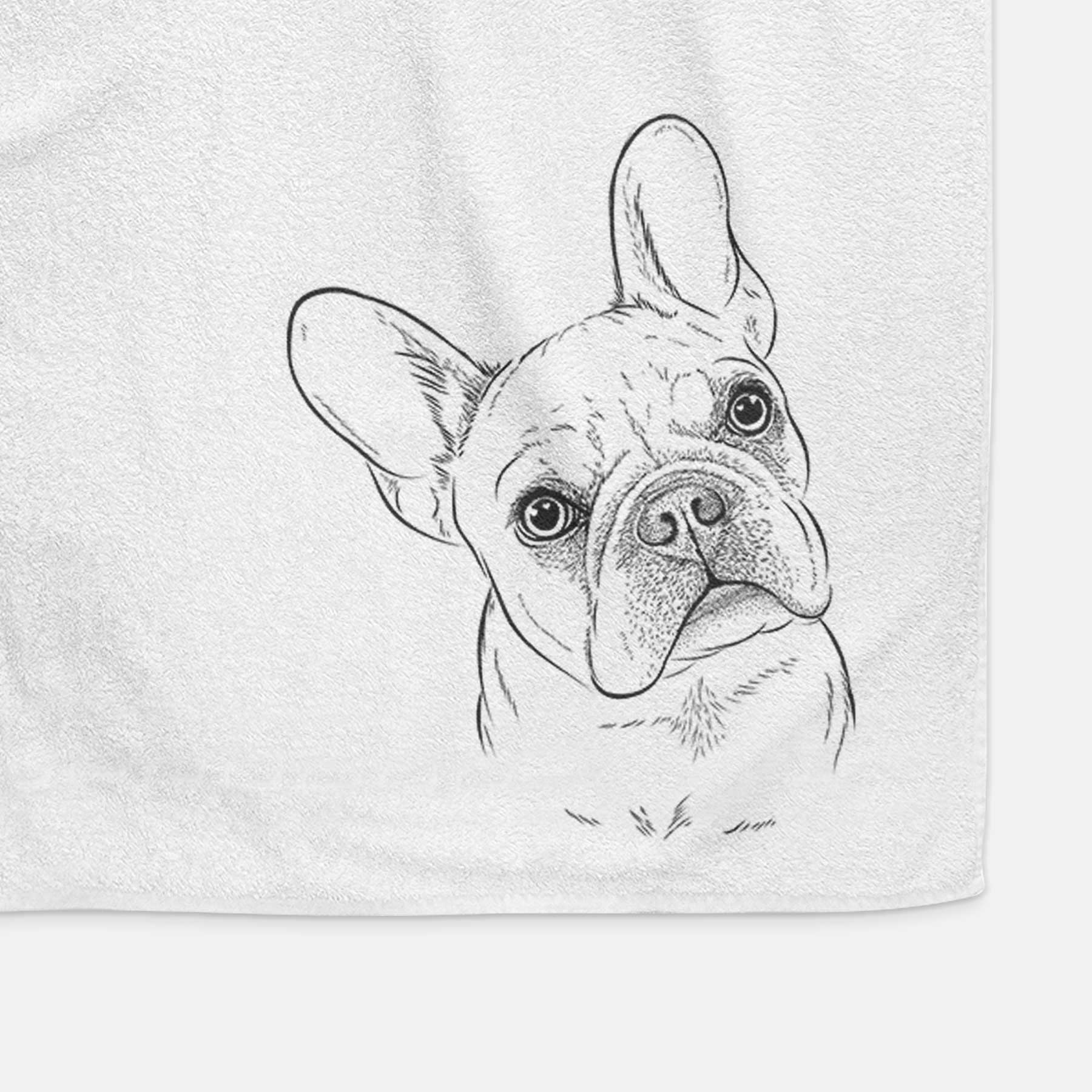 Loki the French Bulldog Decorative Hand Towel