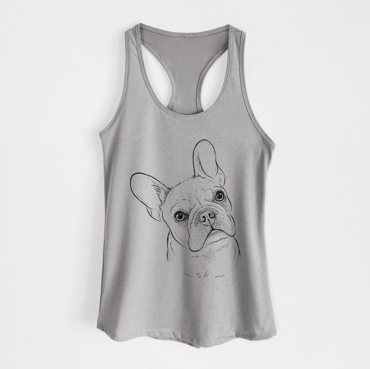 Loki the French Bulldog - Women&#39;s Racerback Tanktop