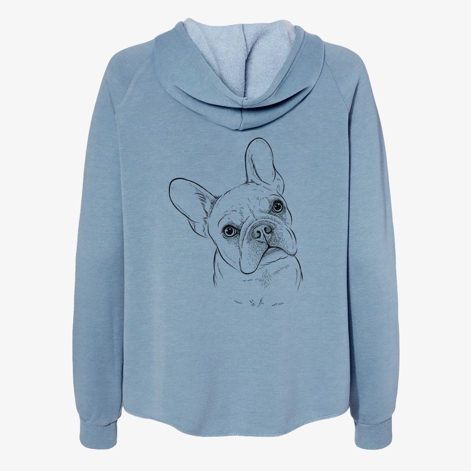 Loki the French Bulldog - Women's Cali Wave Zip-Up Sweatshirt