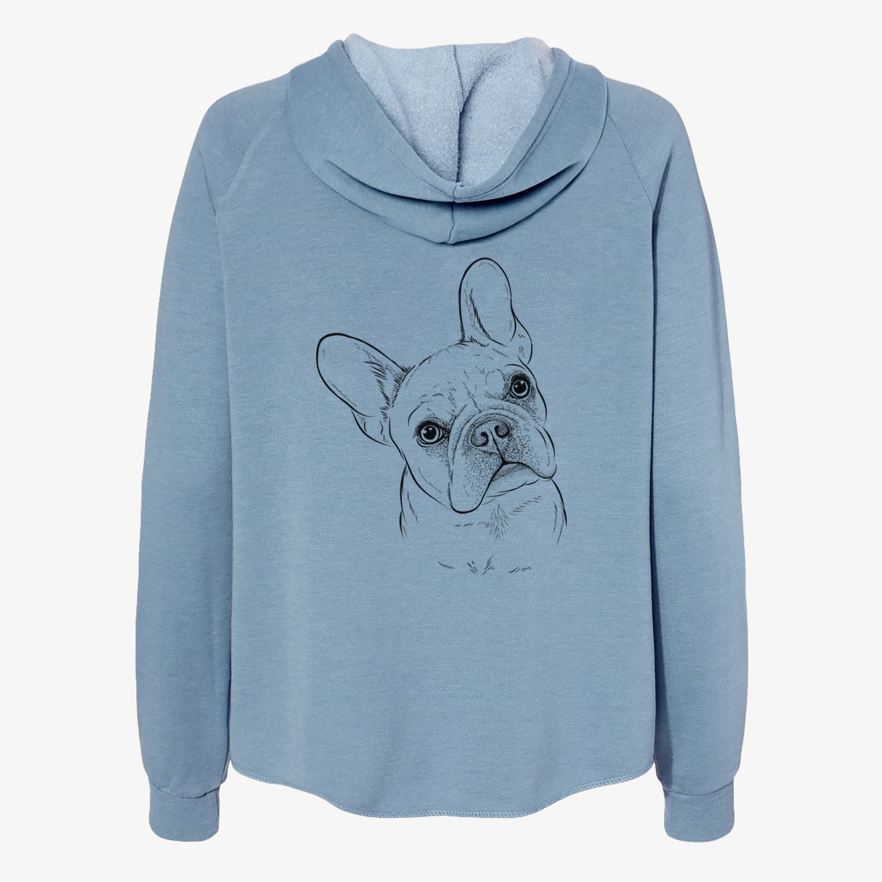 Loki the French Bulldog - Women's Cali Wave Zip-Up Sweatshirt