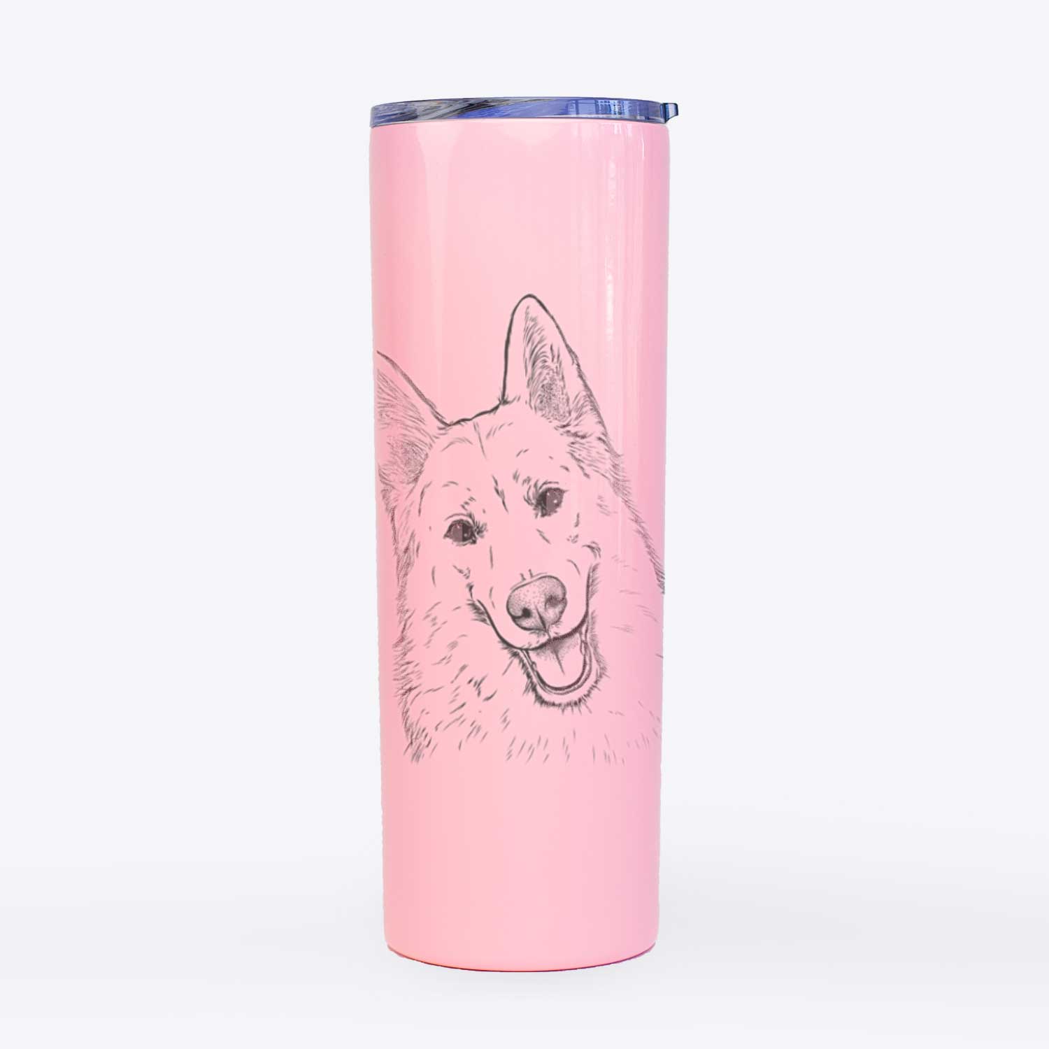 Loki the Husky Shepherd Mix - 20oz Skinny Tumbler